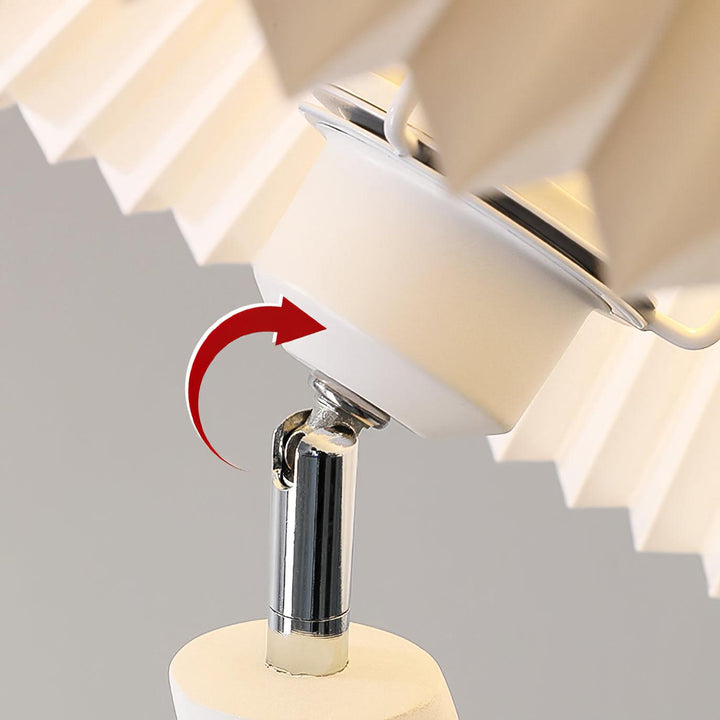 Vridna Plisserad Golvlampa