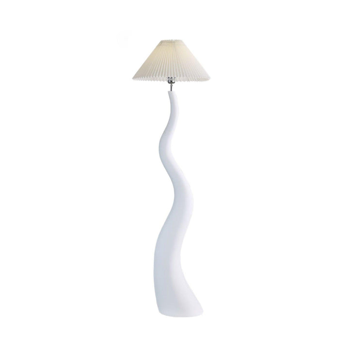Vridna Plisserad Golvlampa