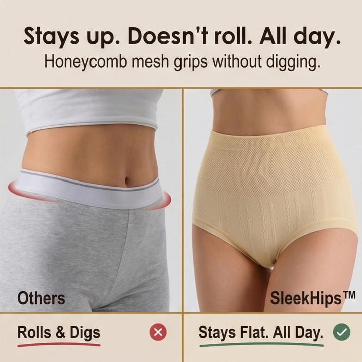 SleekHips – Majtki wysokie, resistenta på przeciekanie