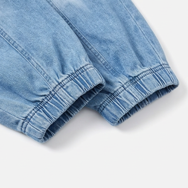 Loméa – Dam byxor denim z luźnym, elastycznym band