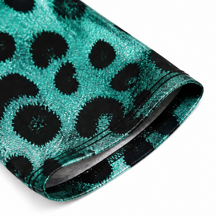 Wearlyn – Lös blus w leopardmönster z urringning w v-ringning i snöre