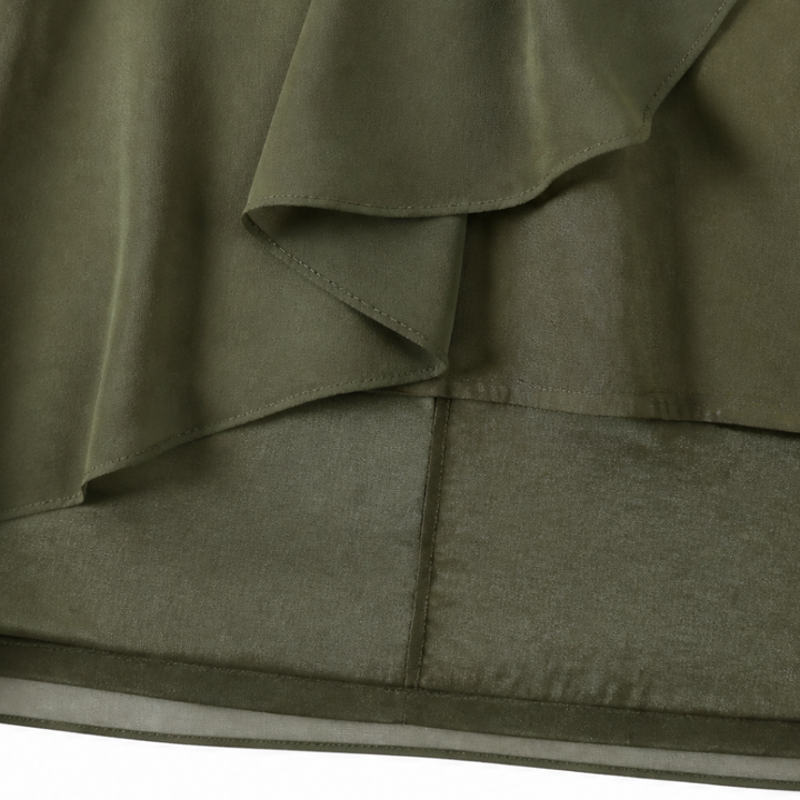 Draperie – Asymetryczna Klänning Maxi z RęKaffemi Kapturowymi