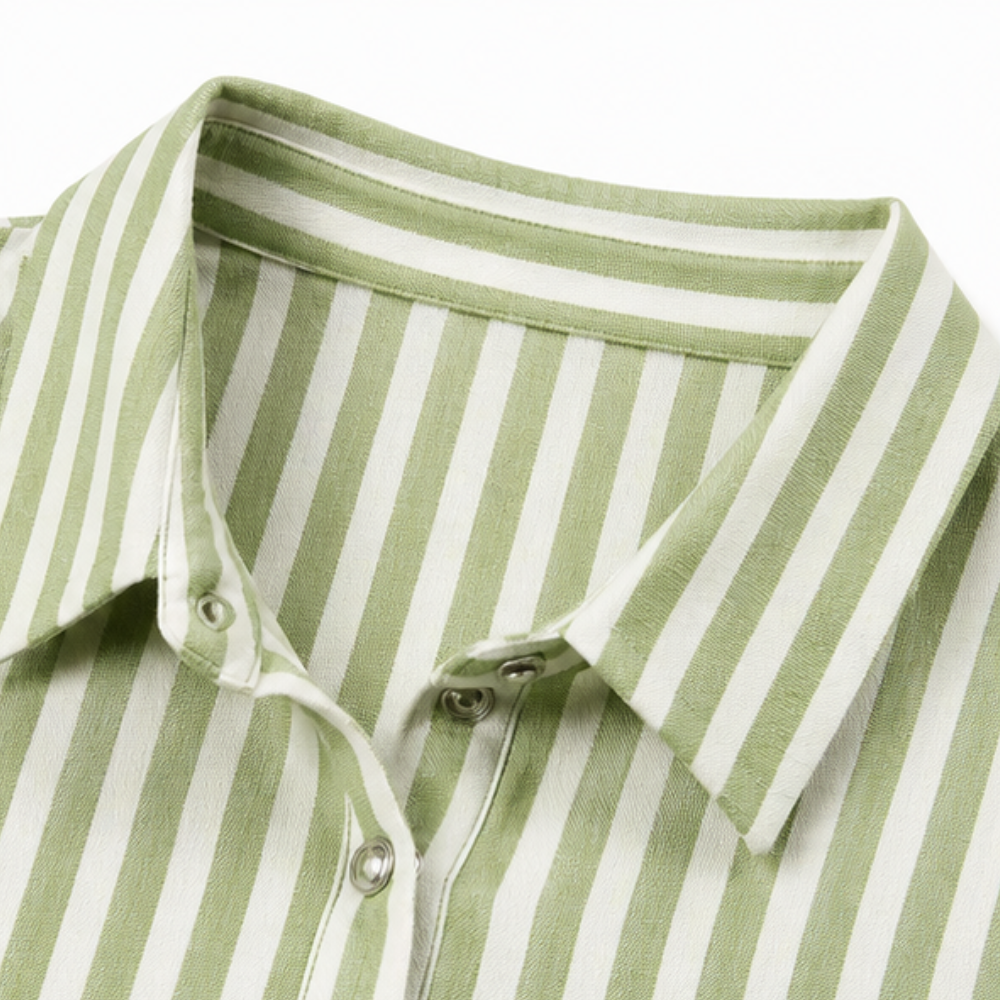Marella – Przesadnie Stor Blus Popover w Band z Urringning w V-ringning
