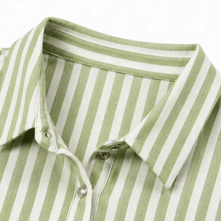 Marella – Przesadnie Stor Blus Popover w Band z Urringning w V-ringning