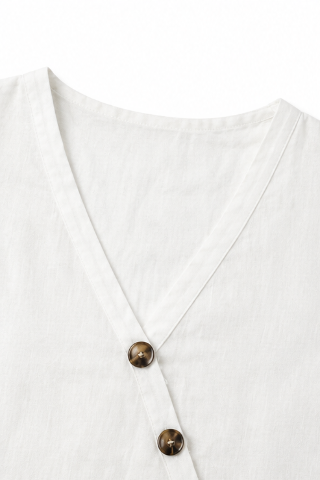 Wearbella – Set z Lnianą Bluzką i Spodniami o Szerokich Nogawkach