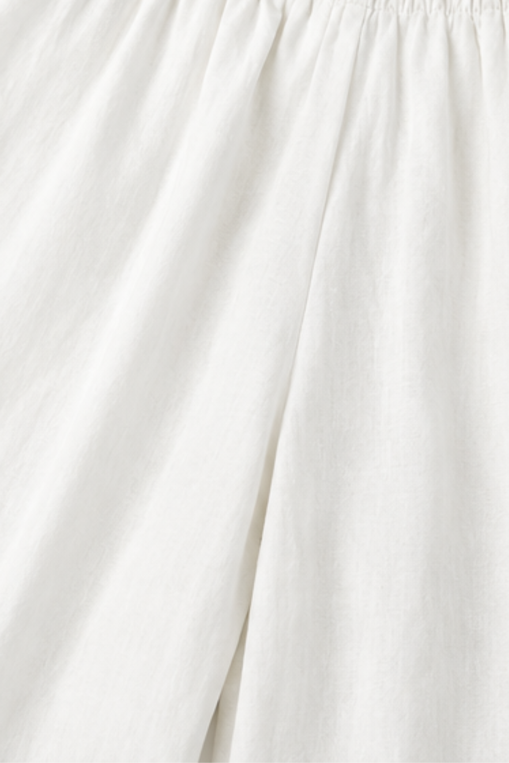 Wearbella – Set z Lnianą Bluzką i Spodniami o Szerokich Nogawkach