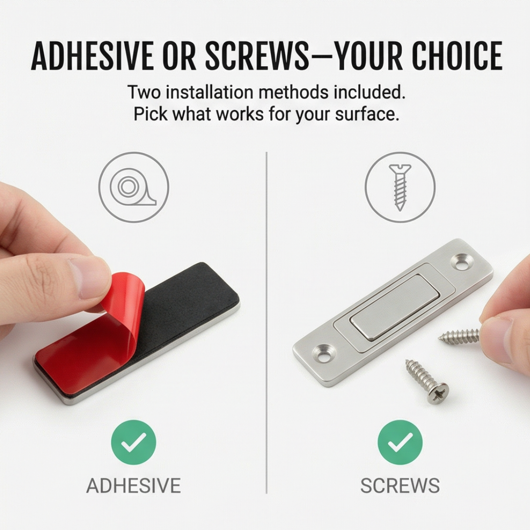 Snaplock - Ultra cienny magnet för drzwi szafek (opakowanie 5 stycken)