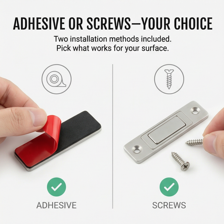 Snaplock - Ultra cienny magnet för drzwi szafek (opakowanie 5 stycken)