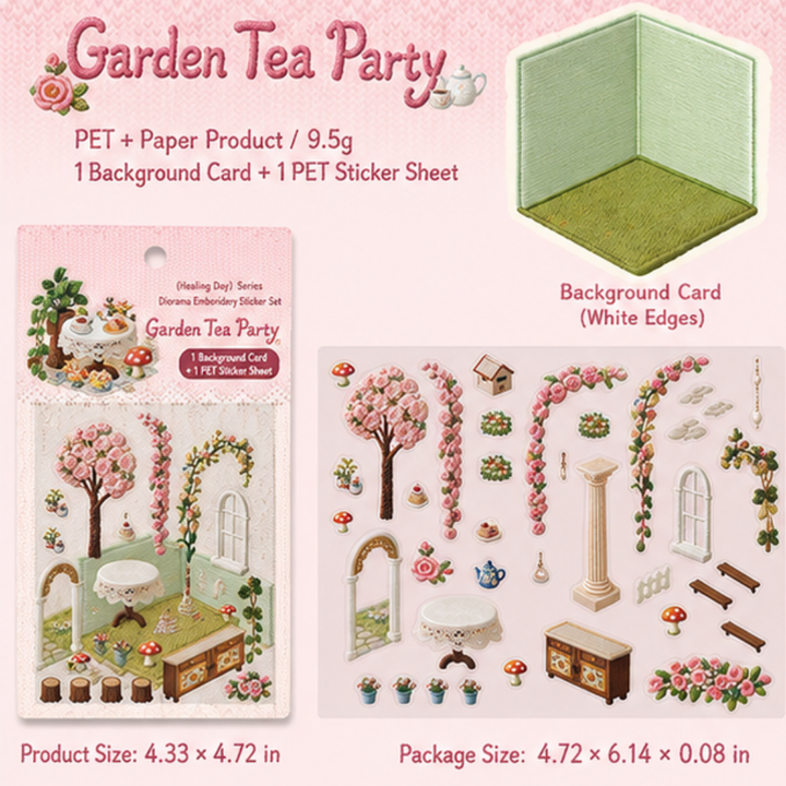 Stitchframe – Set Dioramy Kempingowej z Fałszywym Broderi