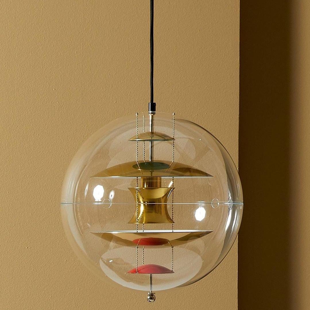 Rund Kula Hängande Lampa