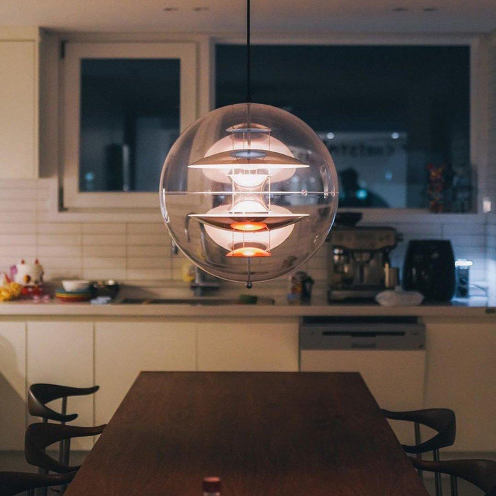 Rund Kula Hängande Lampa