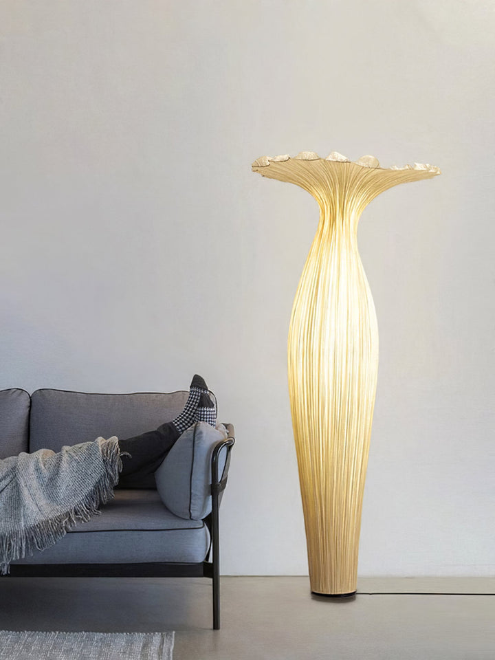 Vas Tyg Golvlampa