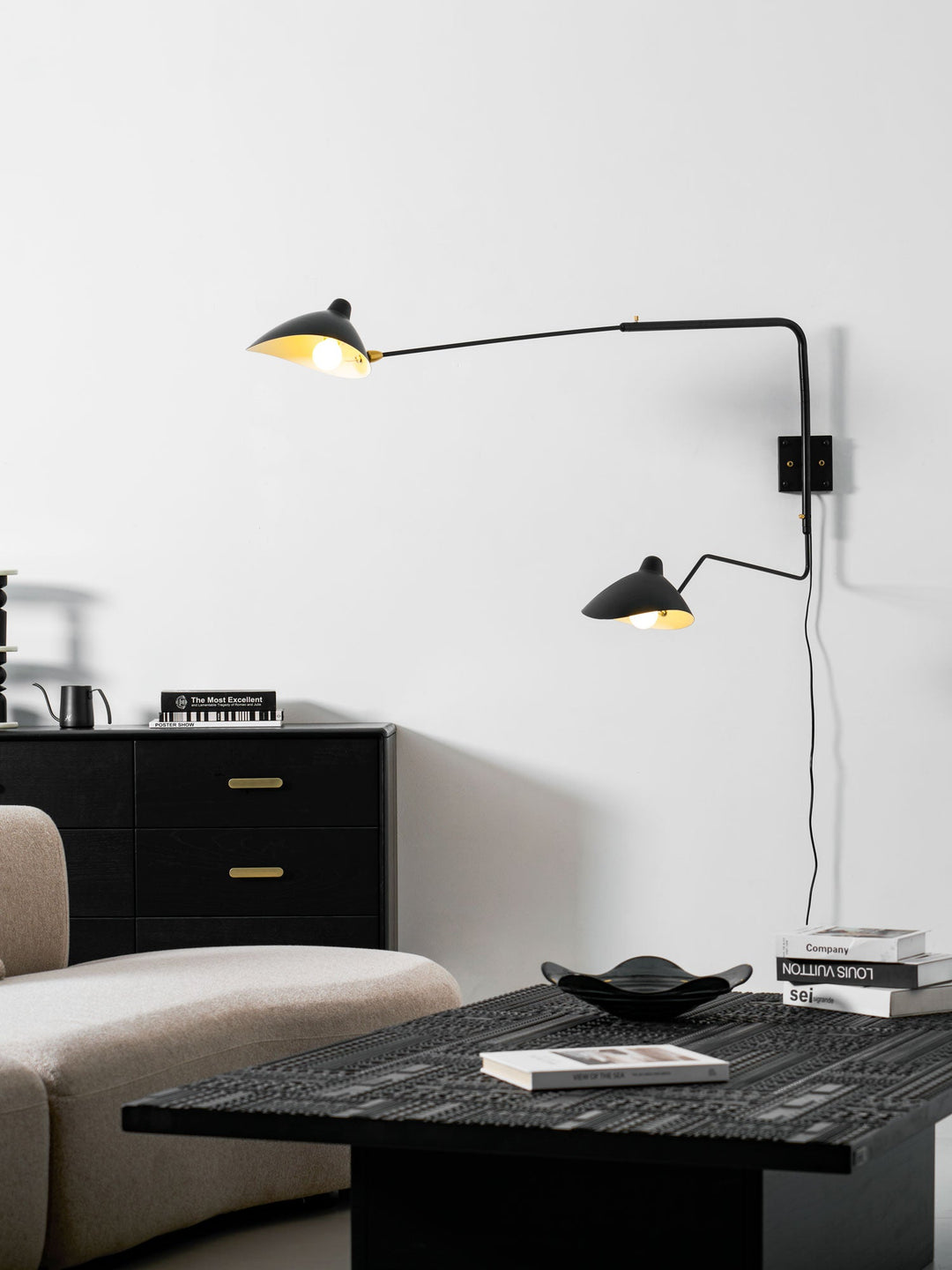 Mångsidig Vägglampa med Arm
