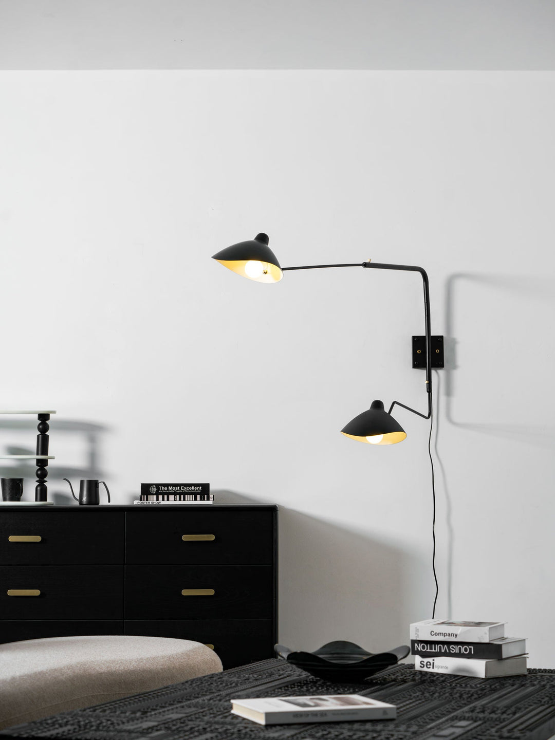 Mångsidig Vägglampa med Arm