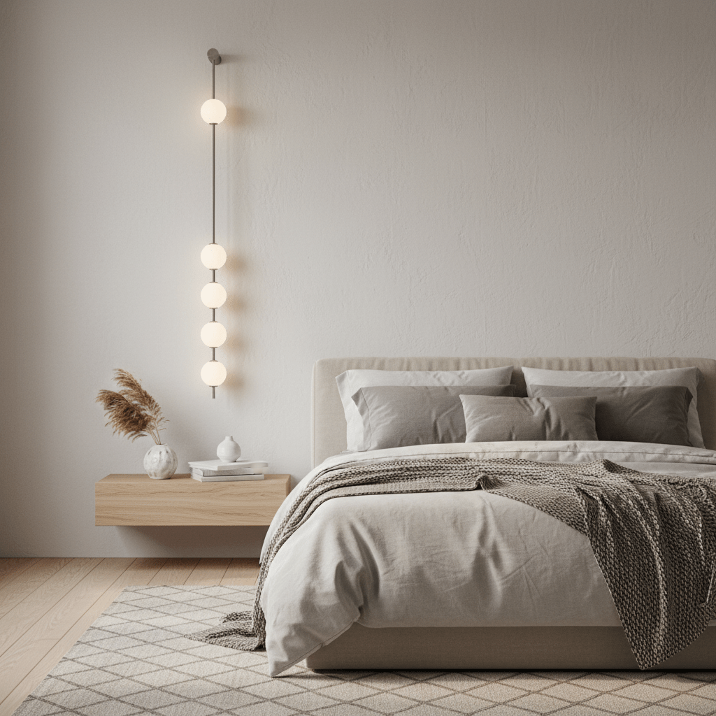 Vertikala Bollar Vägglampa