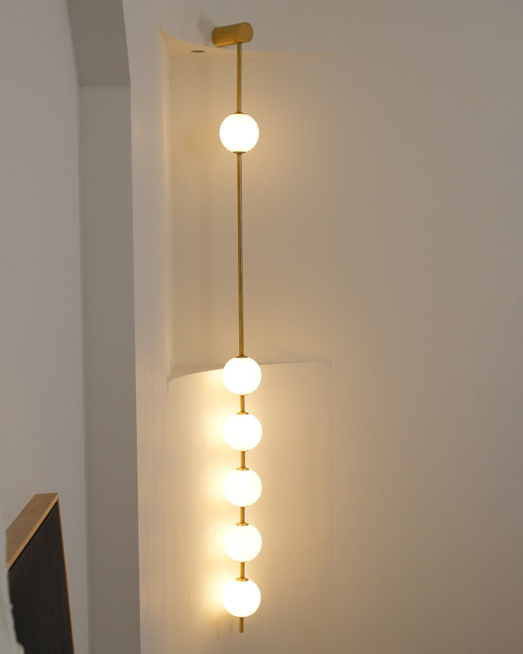Vertikala Bollar Vägglampa