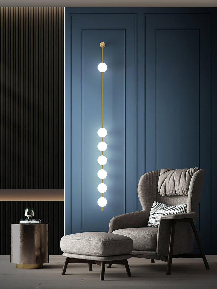 Vertikala Bollar Vägglampa