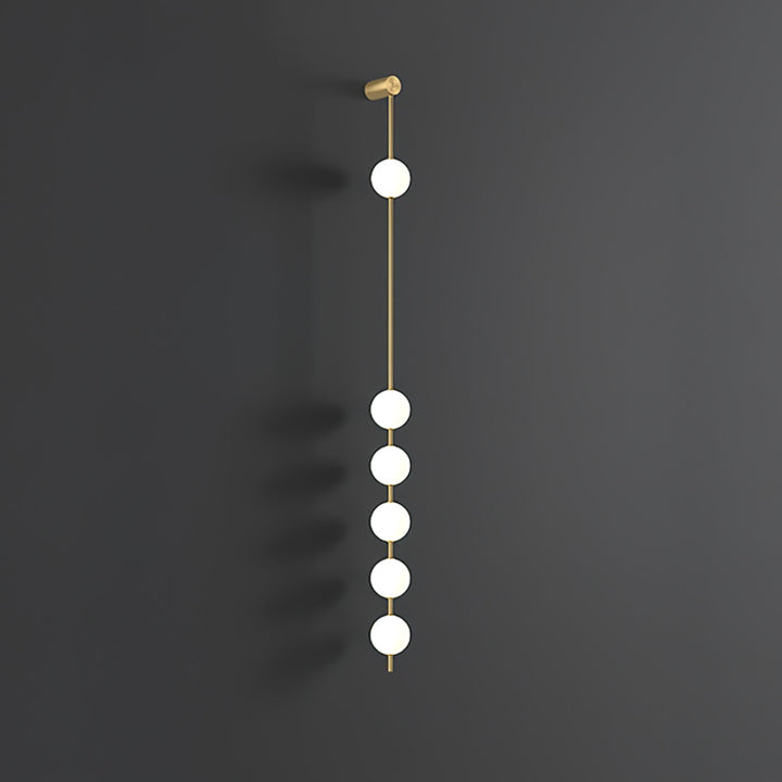 Vertikala Bollar Vägglampa