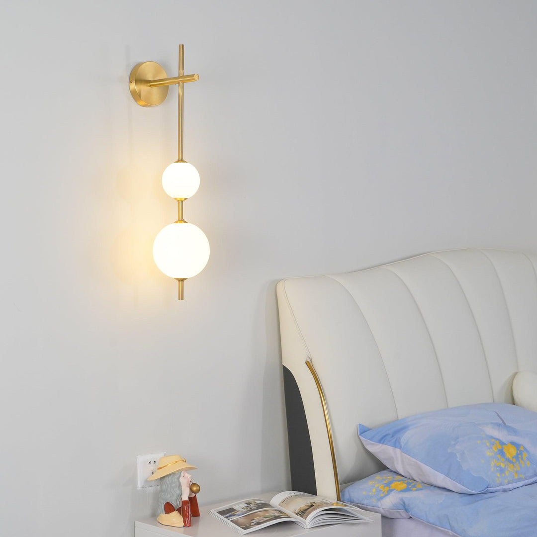 Vertikal Globe Vägglampa