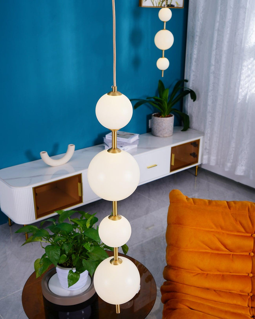 Vertikal Glob Pendellampa
