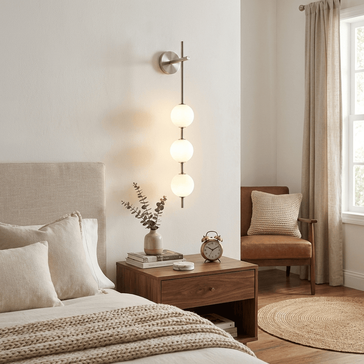 Vertikal Glob Vägglampa
