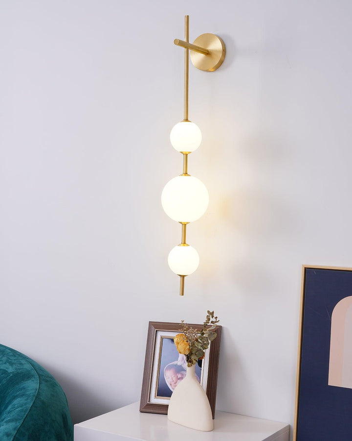 Vertikal Glob Vägglampa