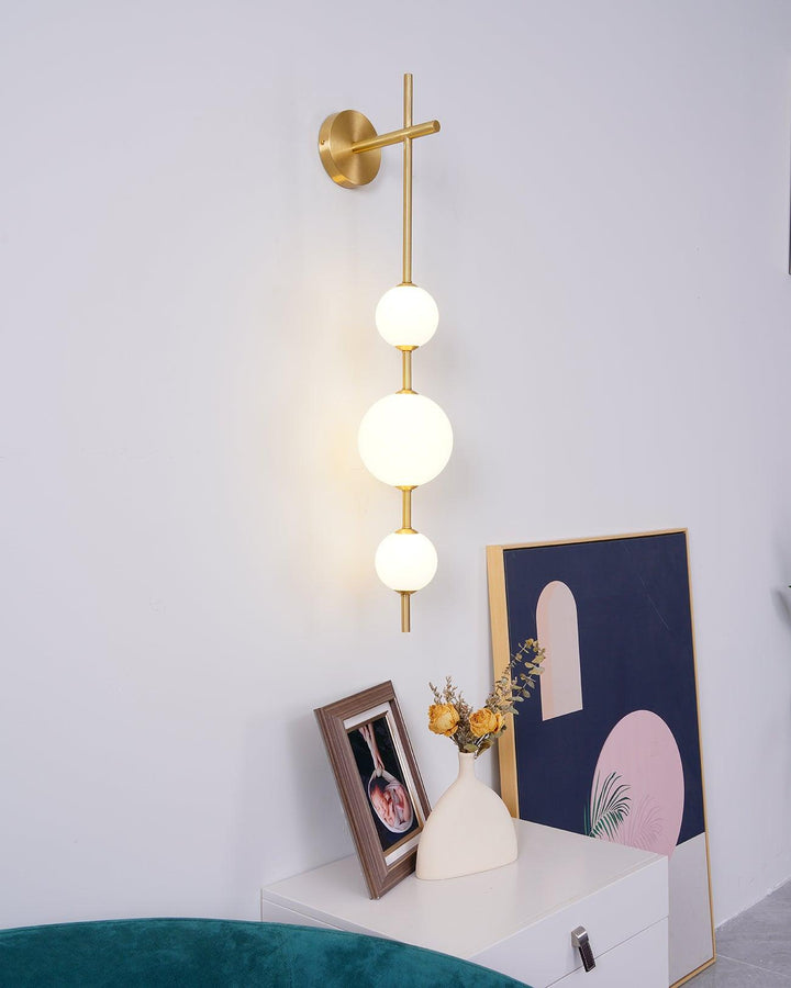Vertikal Globe Vägglampa
