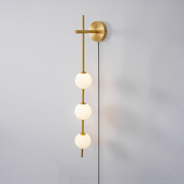 Vertikal Globe Vägglampa