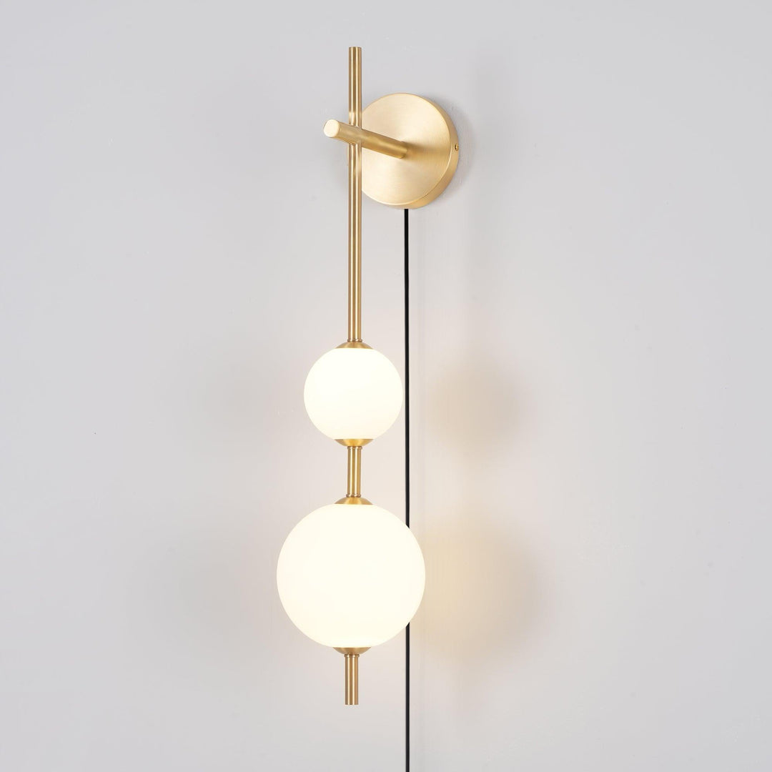 Vertikal Globe Vägglampa