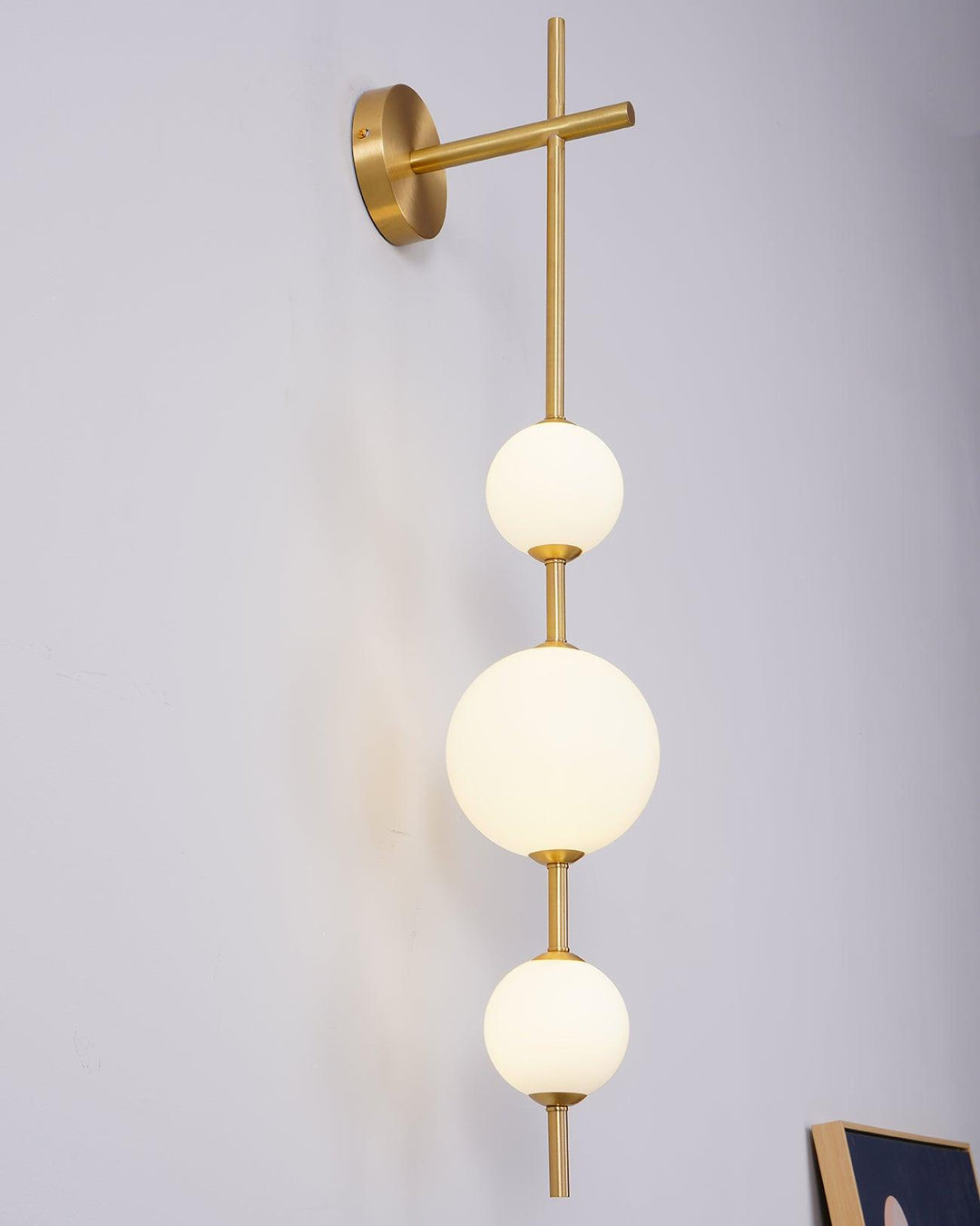 Vertikal Globe Vägglampa