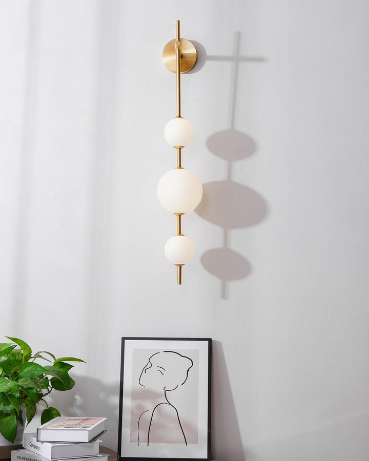 Vertikal Glob Vägglampa