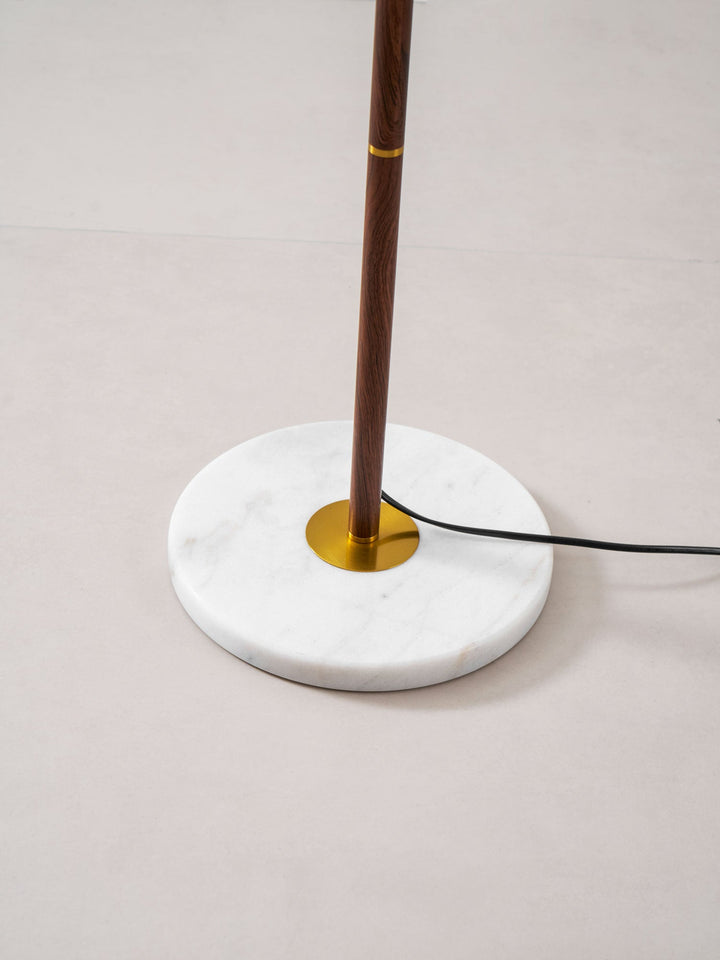 Vintage Plisserad Golvlampa