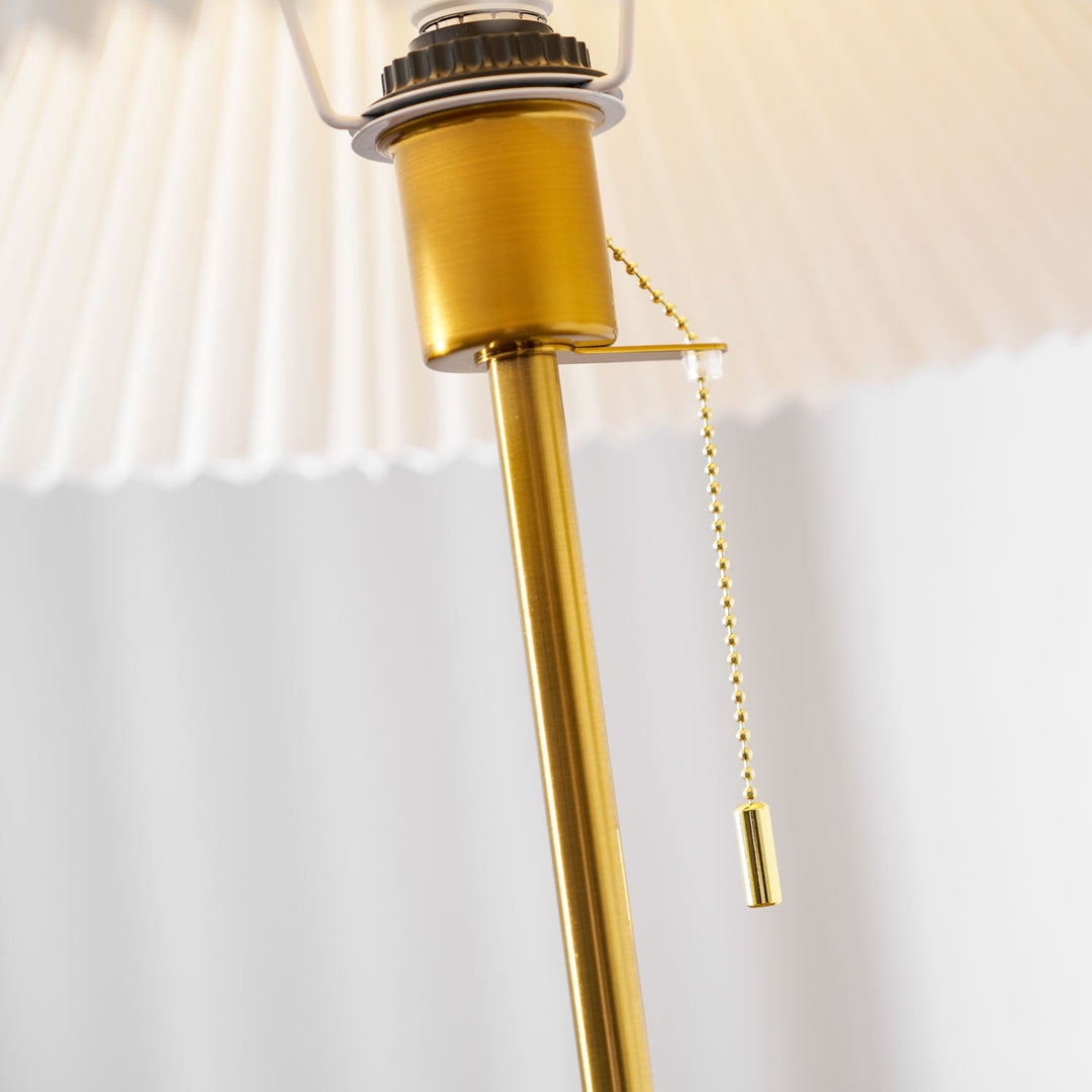 Vintage Plisserad Golvlampa