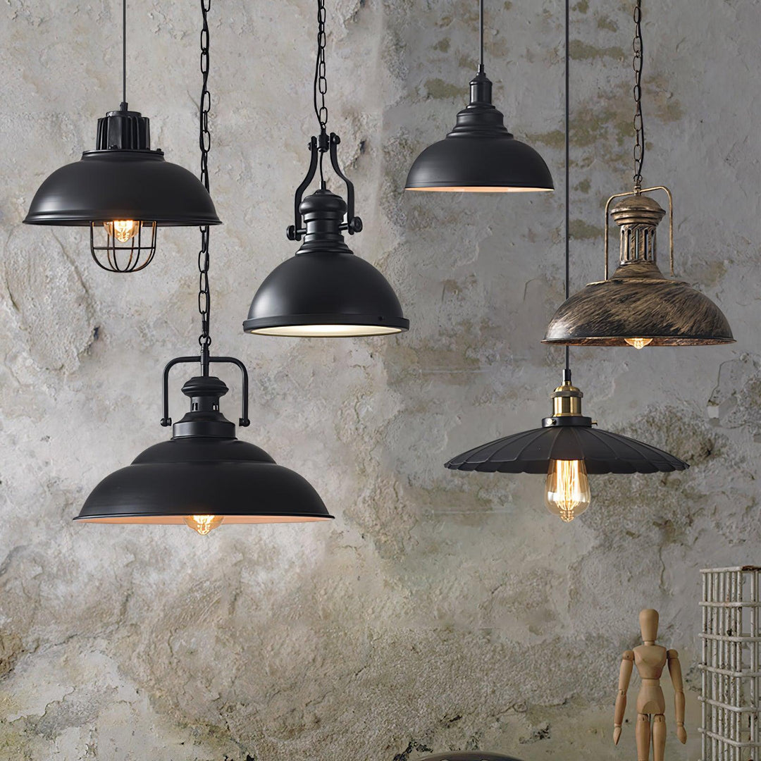 Vintage Industriella Kollektioner Hängande Lampa