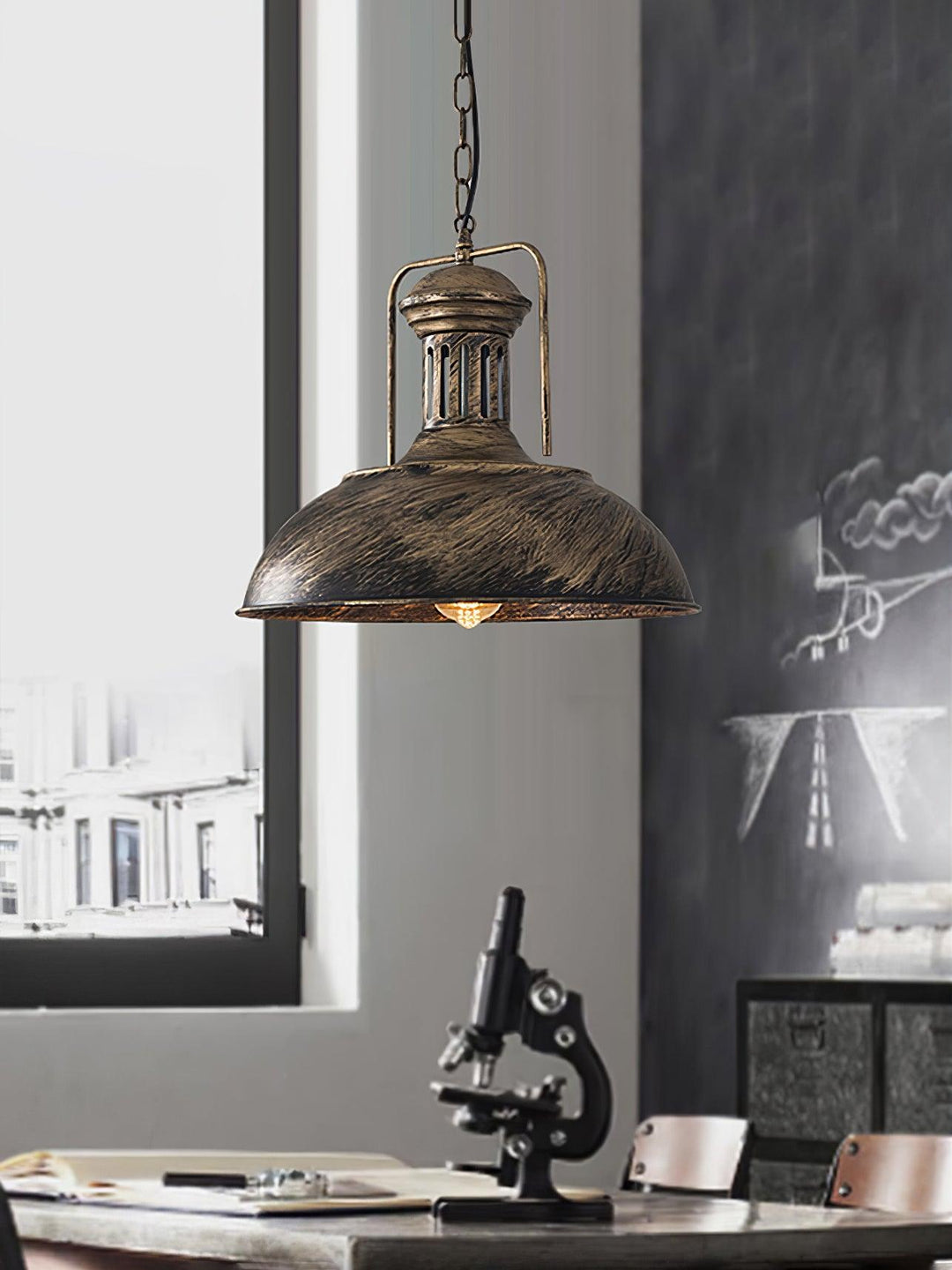 Vintage Industriella Kollektioner Hängande Lampa