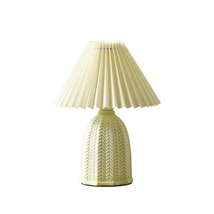 Vintage Fållad Bordslampa