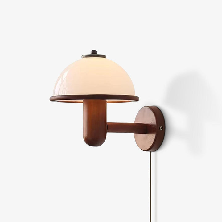 Svamp Trä Vägglampa