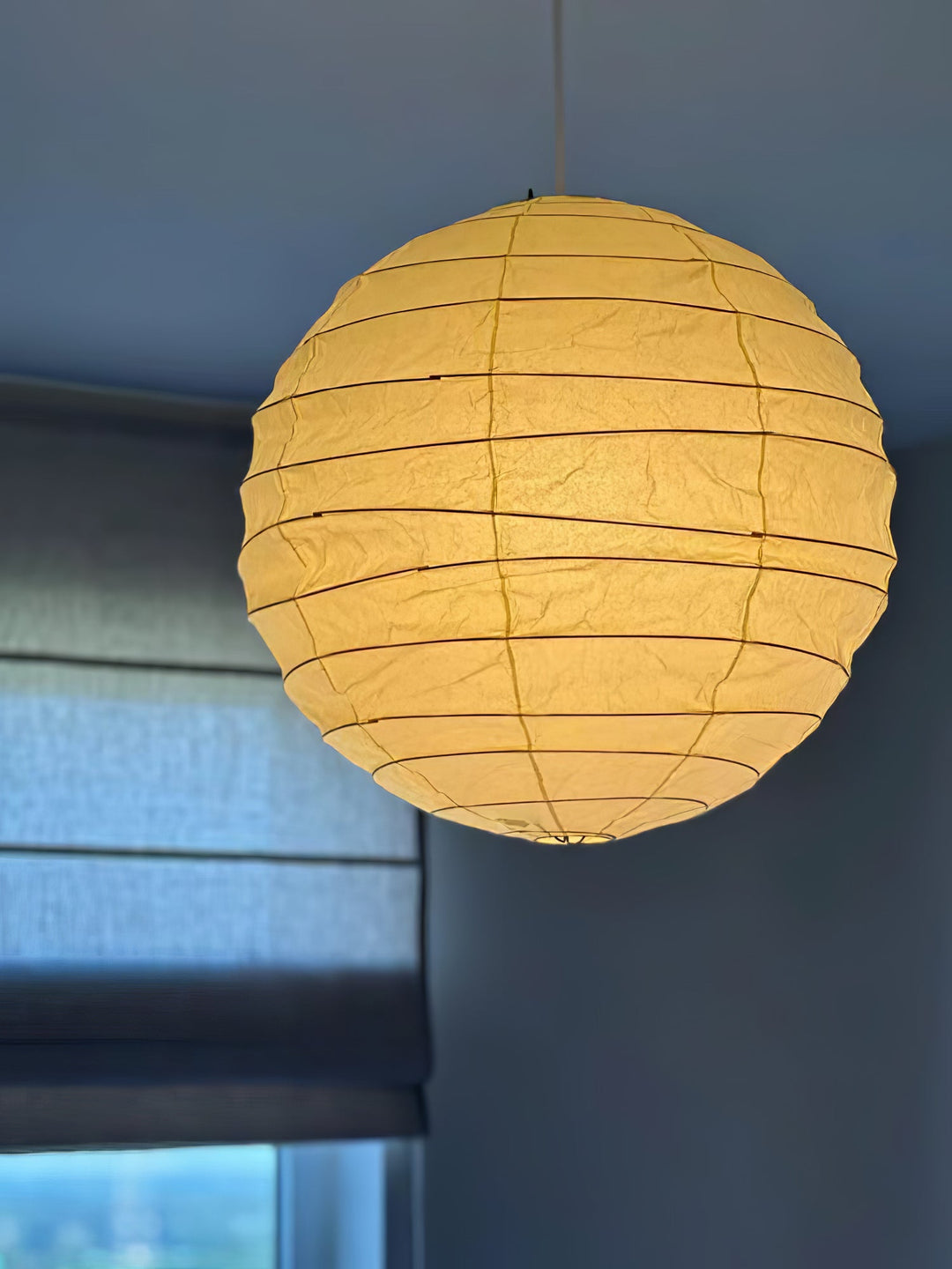 Washi Papper Pendel Swag Lampa