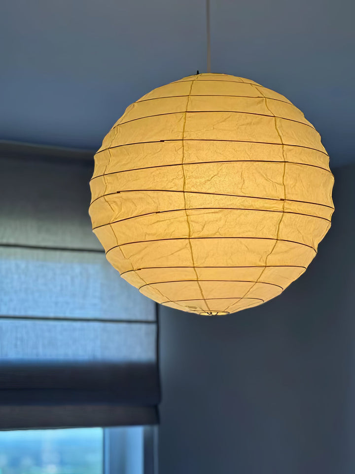 Washi Papper Pendel Swag Lampa