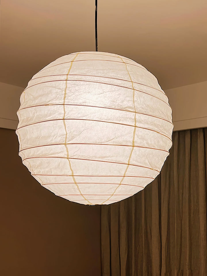 Washi Papper Pendel Swag Lampa