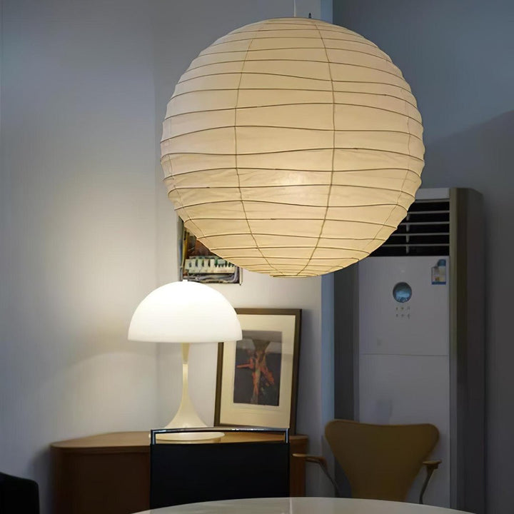 Washi Papper Pendel Swag Lampa
