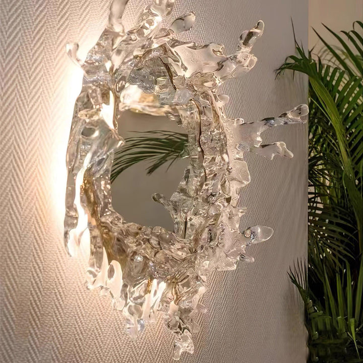 Vattendroppe Spegel Vägglampa