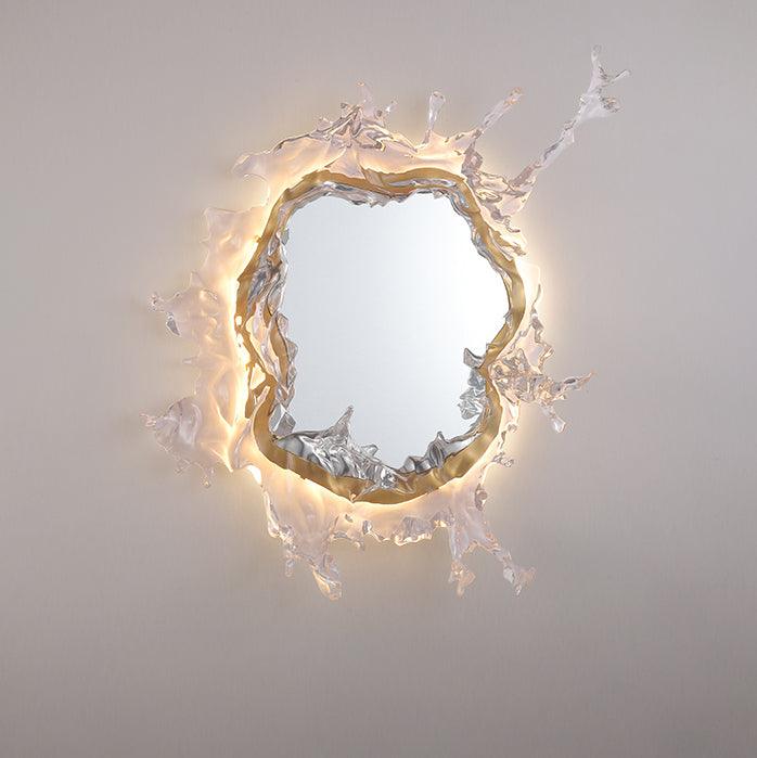Vattendroppe Spegel Vägglampa