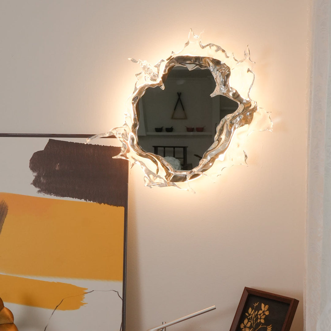 Vattendroppe Spegel Vägglampa