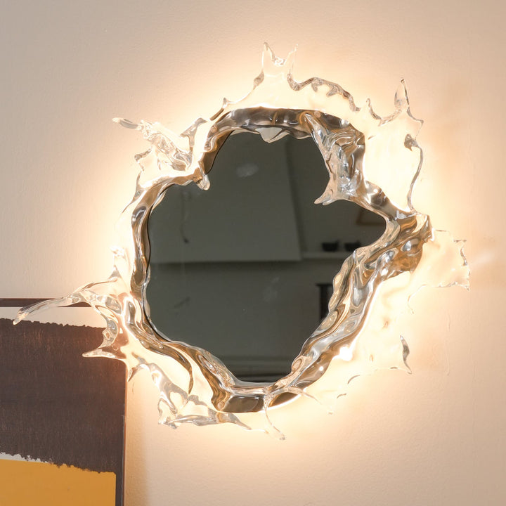 Vattendroppe Spegel Vägglampa