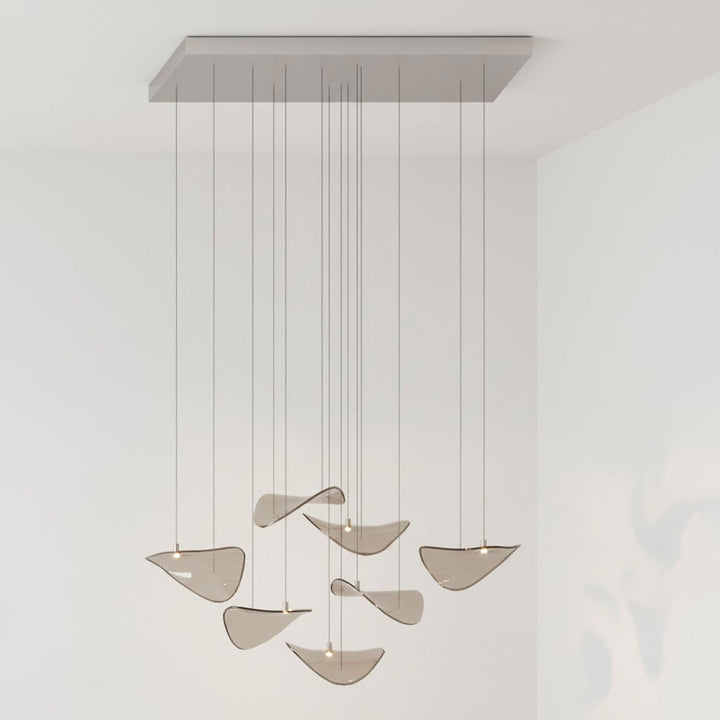 Våg Flytande Blad Kandelaber