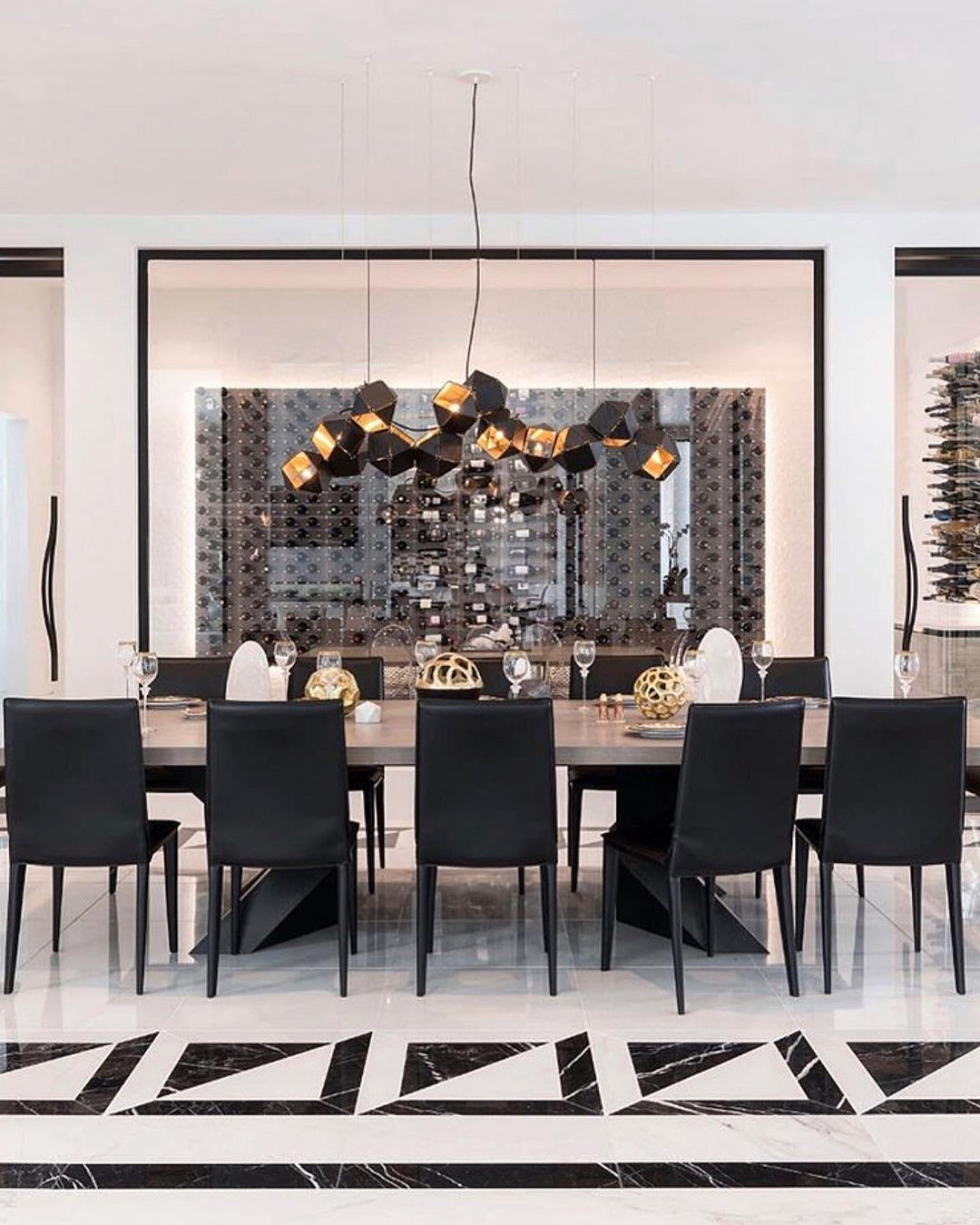 Facet Modular Chandelier