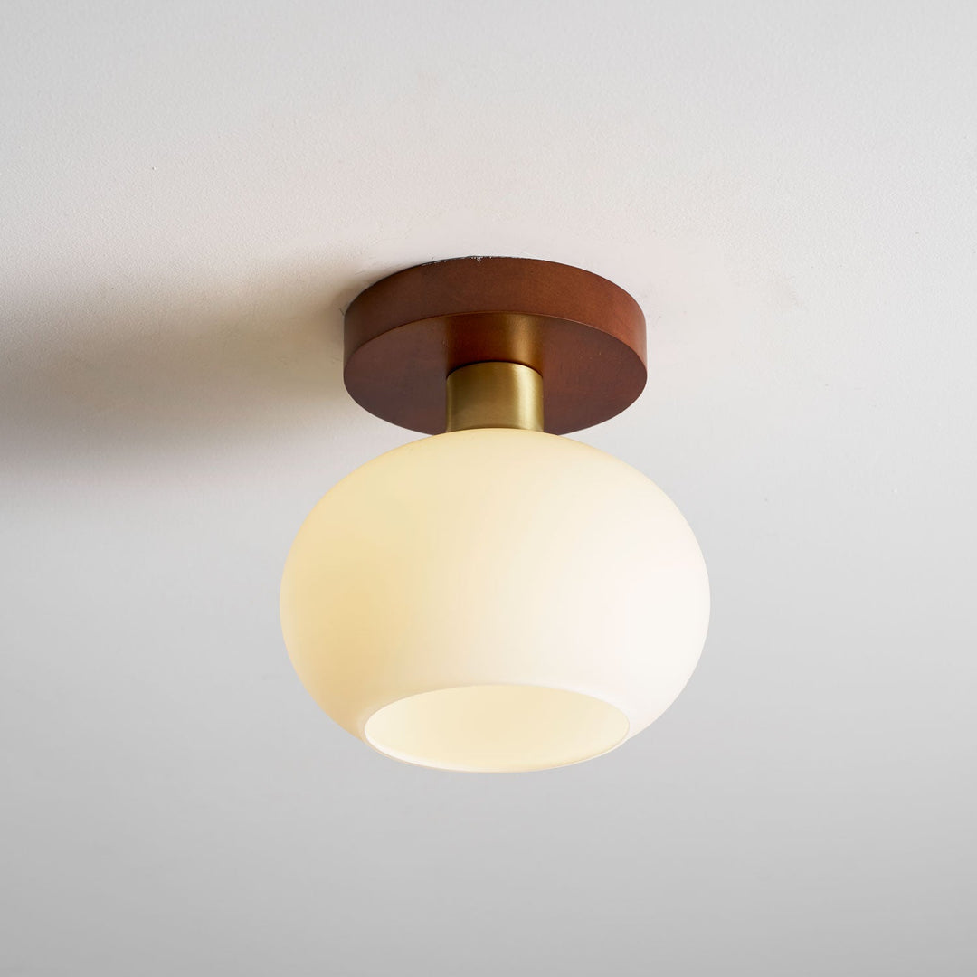 Vit Snäcka Taklampa