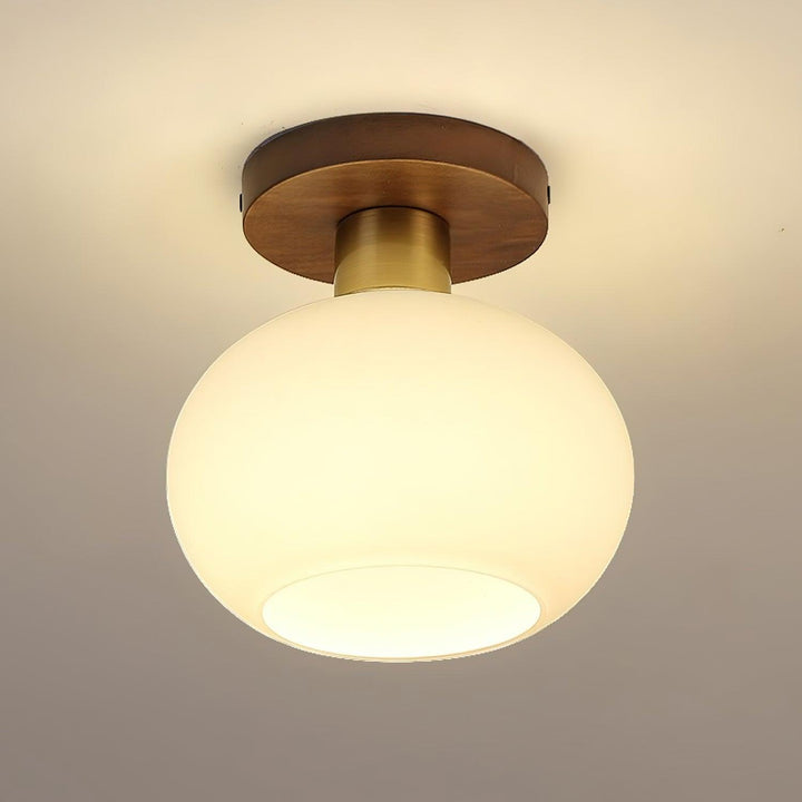 Vit Snäcka Taklampa