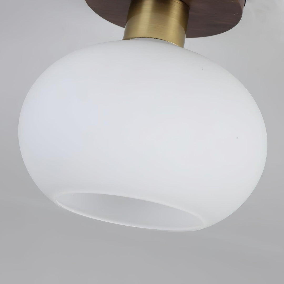 Vit Snäcka Taklampa